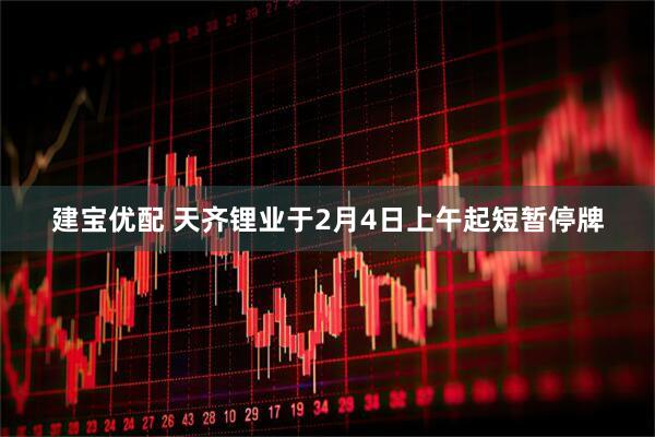 建宝优配 天齐锂业于2月4日上午起短暂停牌